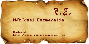 Nádasi Eszmeralda névjegykártya